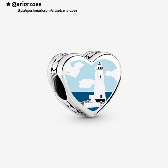 Pandora Maine Heart Charm|Pendant - Picture 1 of 2